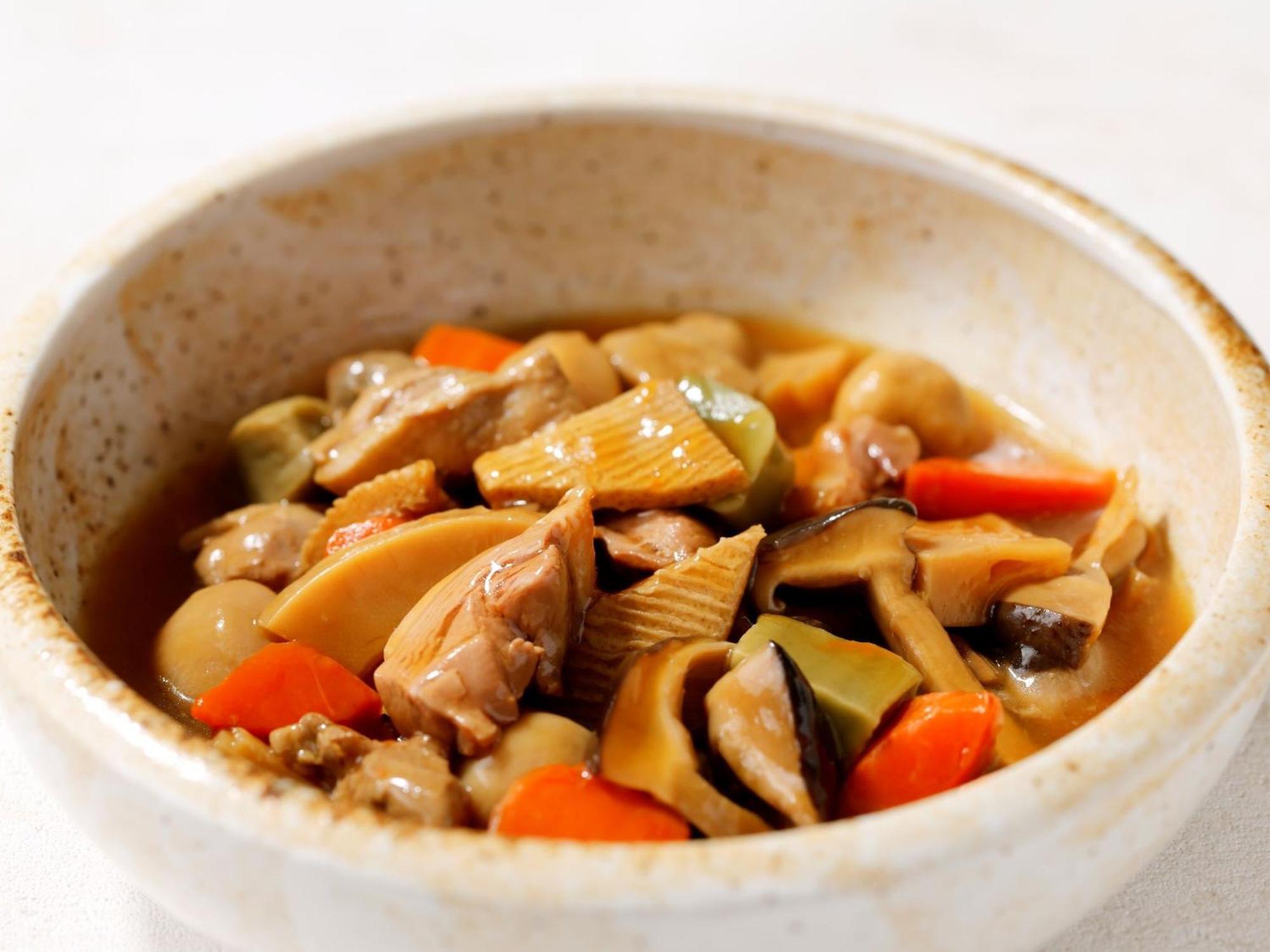 Kanazawa Hakuchoro Hotel Sanraku -Natural Hot Spring- Exterior foto A bowl of mushroom stew